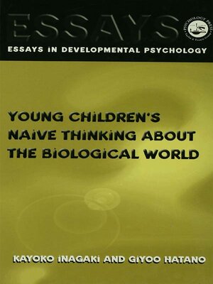 cover image of Young Children's Thinking about Biological World